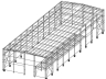 Stahlhallen für Beton Produktion