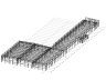 Stahlhallen für Metallproduktion