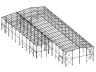 Stahlhallen für Beton Produktion